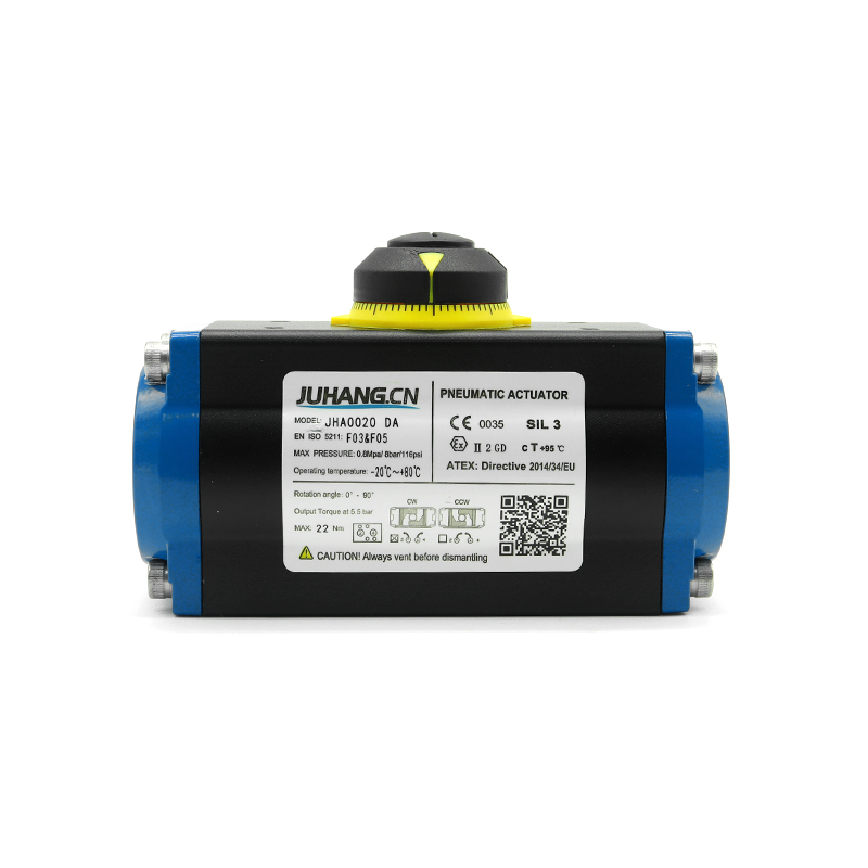 pneumatic actuator ထိန်သိမ်းနှင့် Pinion နှစ်ဆ jha0020da