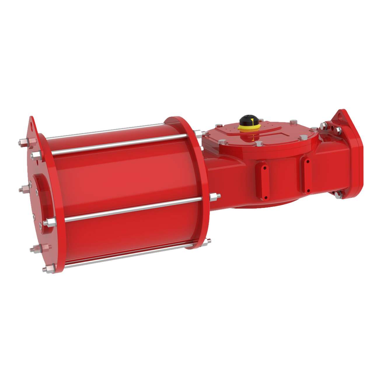 Scotch Yoke Pneumatic Actuator နှစ်ဆသရုပ်ဆောင် JHD2E0410YDA